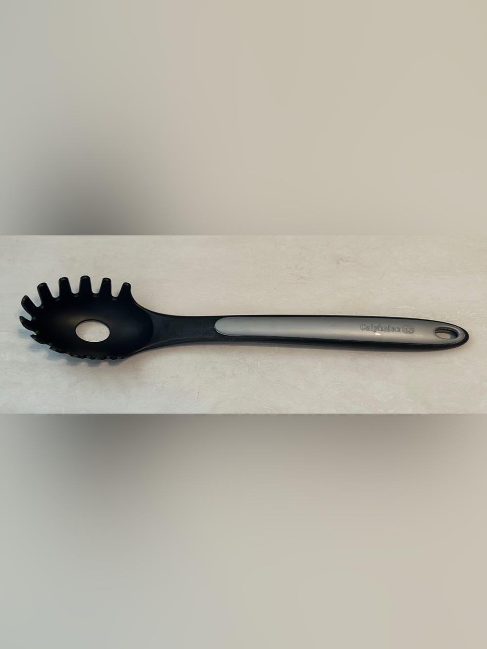 CALPHALON Black & Gray Nylon Pasta Spaghetti Serving Cooking Utensil